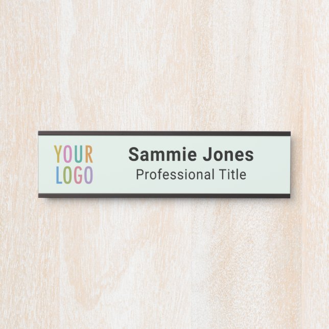Light Green 2x8 Nom de la suspension Plaque Logo d (Devant)