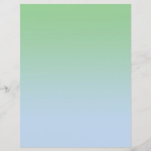 Light Green and Blue Gradient Paper