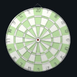 Light Green And White Dartboard<br><div class="desc">Light Green And White Dart Board</div>