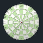 Light Green And White Dartboard<br><div class="desc">Light Green And White Dart Board</div>