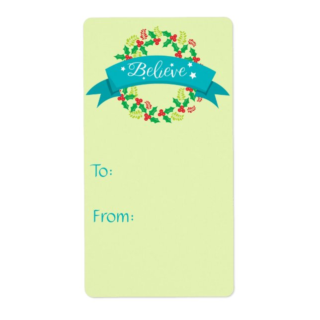 Light Green Believe Christmas (Front)