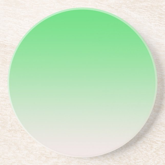 Light green  colour gradient coaster (Front)