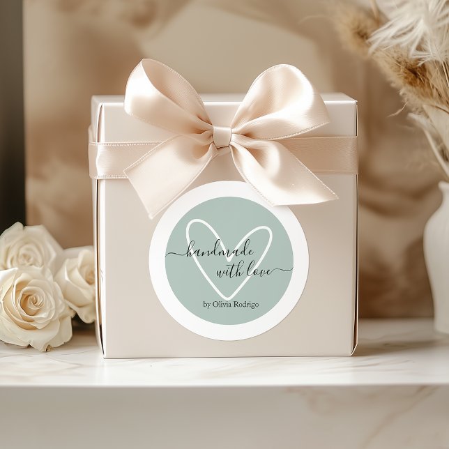 Light Green Custom Thank You Sticker Packaging (Light Green Custom Thank You Sticker Packaging)