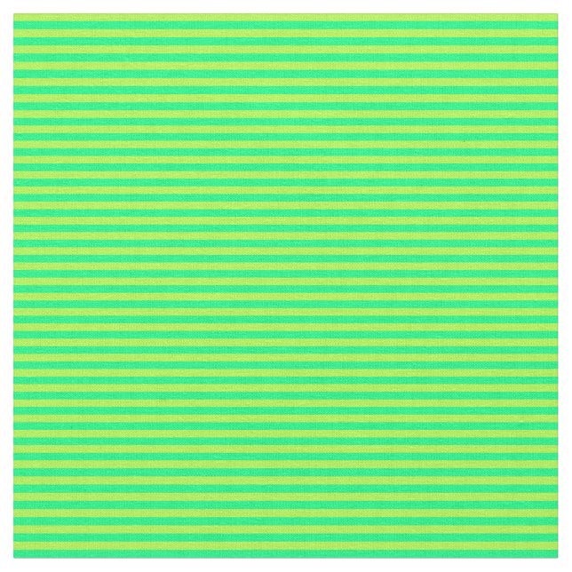 Light Green & Green Stripes Fabric (Close Up)