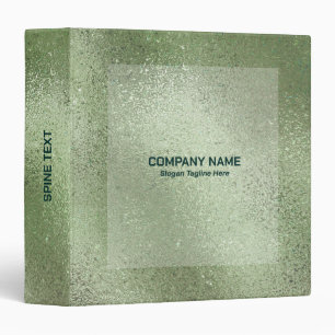 Light green iridescent shimmering glass texture binder