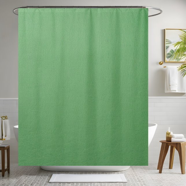 Light Green Leather Shower Curtain  (Creator Uploaded)