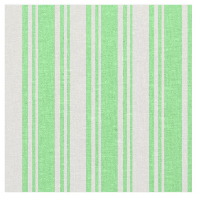 Light Green & Light Cyan Striped/Lined Pattern Fabric (Close Up)