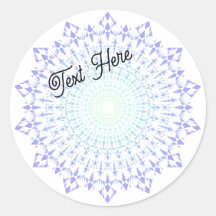 Light Green-Light Purple Diamond Edge Stickers