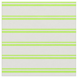 Light Green & Light Yellow Colored Stripes Fabric