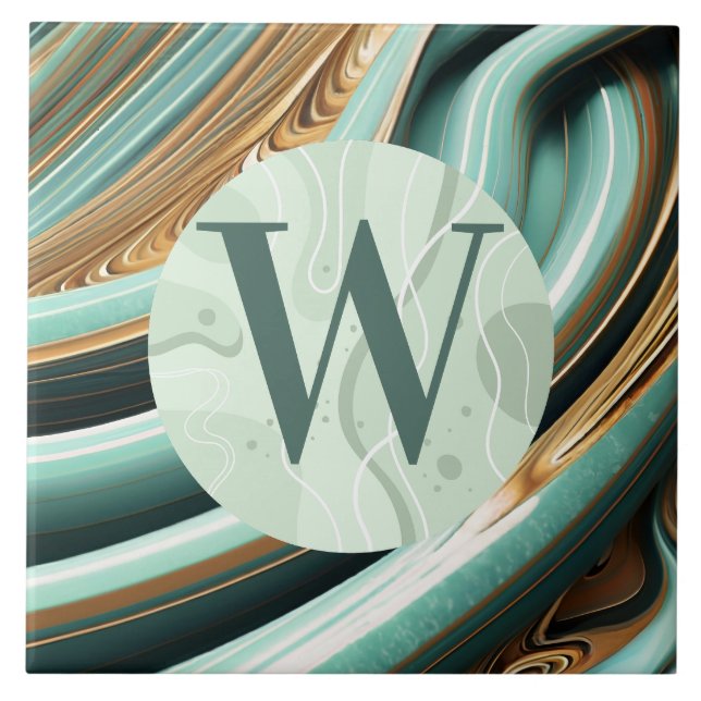 Light Green Marble Tile (Front)