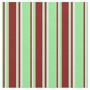 Light Green, Maroon & Lavender Coloured Lines Fabric