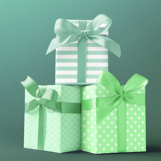 Light Green Patterned Wrapping Paper Sheet (Creator Uploaded)