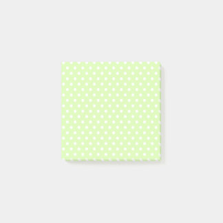 Light green Polka Dots Post-it Notes