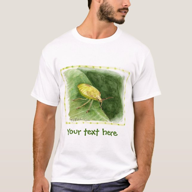 Light Green Stink Bug T-Shirt (Front)