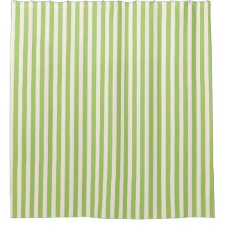 Light Green Vintage Ticking Stripe Farmhouse