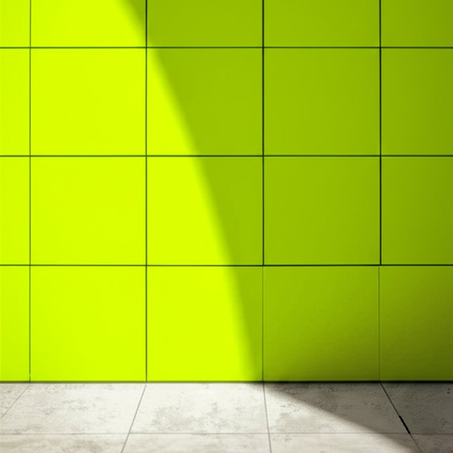 Light Green Yellow (Chartreuse Wall Decor) Square Tile (Bright Green Tiles
)
