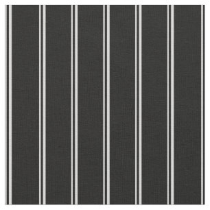Light Grey and Black Stripes Fabric