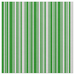 Light Grey and Green Coloured Lines Fabric