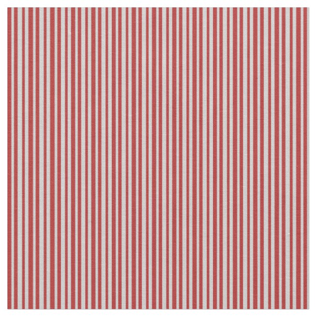 Light Grey and Red Coloured Lines Fabric (Close Up)