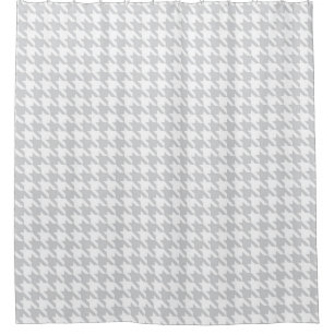 Light grey and White Houndstooth Pattern