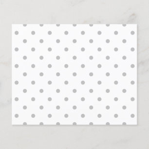 Light Grey and White Polka Dot Pattern.