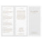 Light Grey Beauty Hair Salon Spa TriFold Brochure