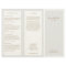 Light Grey Beauty Hair Salon Spa TriFold Brochure