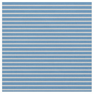 Light Grey & Blue Coloured Stripes Fabric