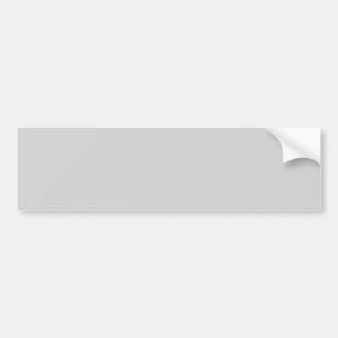 Light Grey Bumper Sticker