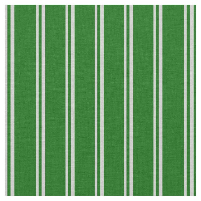 Light Grey & Dark Green Coloured Pattern Fabric (Close Up)