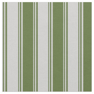 Light Grey & Dark Olive Green Pattern Fabric