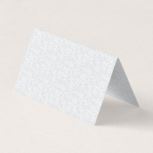 Light Grey Geometric Floral Pattern Business Card