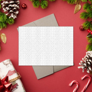 Light Grey Geometric Tile Pattern Acrylic Invitations