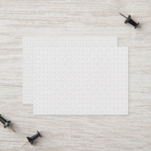 Light Grey Geometric Tile Pattern Calling Card