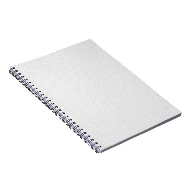 Light Grey Geometric Tile Pattern Notebook (Right Side)