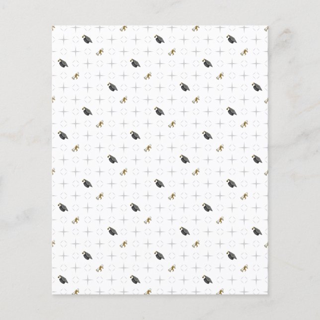 Light Grey Graduation Caps & Diploma Scrapbook (Front)