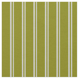 Light Grey & Green Lined Pattern Fabric