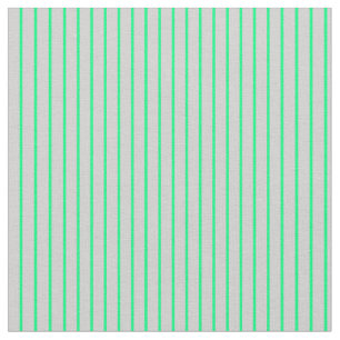 Light Grey & Green Lined/Striped Pattern Fabric
