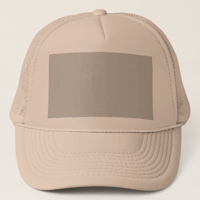 Light Grey, Grey Nickel Trucker Hat (Front)