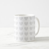 Light grey hearts