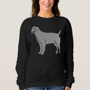 Light Grey Labrador Dog Sweatshirt