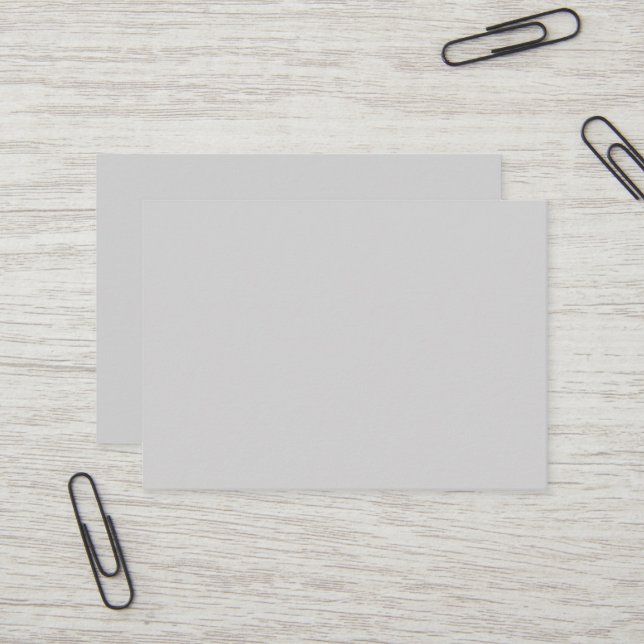 Light Grey Mighty Business Card (Front/Back In Situ)