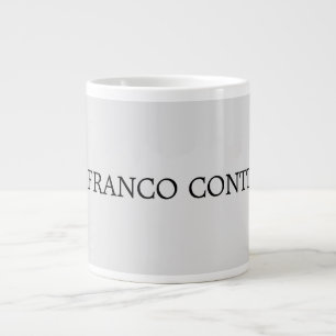Light Grey Minimalist Plain Modern Large Coffee Mug