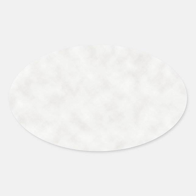 Light Grey Parchment Texture Background Oval Sticker (Front)