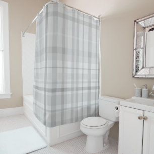 Light Grey Plaid Pattern Minimal Chic Design