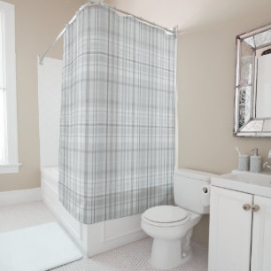 Light Grey Plaid Pattern Minimal Chic Design