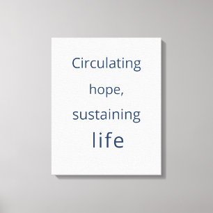Light Grey Scandi Sans Perfusionist Design Canvas Print