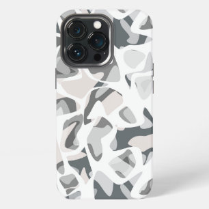 Light Grey Spots Abstract spotted pattern iPhone 13 Pro Case