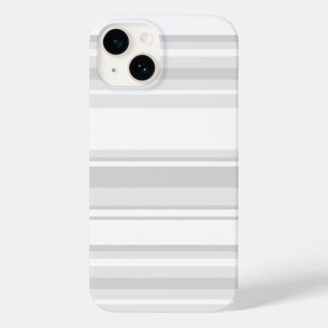 Light grey stripes Case-Mate iPhone case (Back)