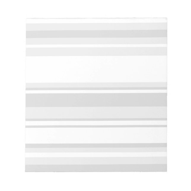 Light grey stripes notepad (Front)